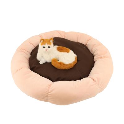 China Brown Beige Cat Bed Ottoman Dog 70 Cm 60cm 50cm 40cm 30cm for sale