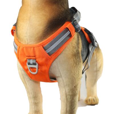 China Personalised Dog Hiking Harness With Handle For Back Legs Large Soft Breathable Waterproof for sale