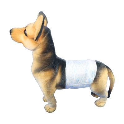 China Disposable Male Dog Diapers Super Absorbent Core Adjustable Waist Pet Dog Diaper for sale