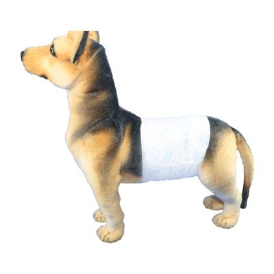 China OEM ODM Super Soft Disposable Pet Diapers With Magic Tapes Male Dog Diapers for sale