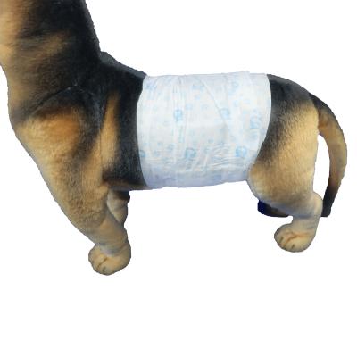China Custom Belly Wrap Male Dog Diaper Disposable Waterproof Puppy Pet Diapers for sale