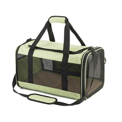 China Outing Carrying Large Capacity Custom Mesh Pet Travel Carrier Bag For Cat Dog à venda