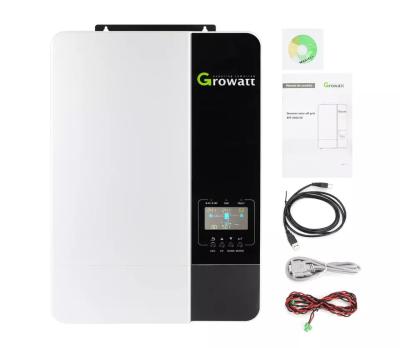 China Growatt inverter 48v SPF 3500ES 5000ES off grid 3.5kw 5kw solar inverter with or without battery for sale