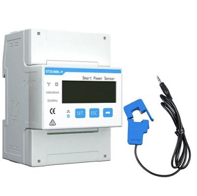 China Three Phase Solar Energy Meter Dtsu666-H 250A/50mA Power Meter Huawei for sale