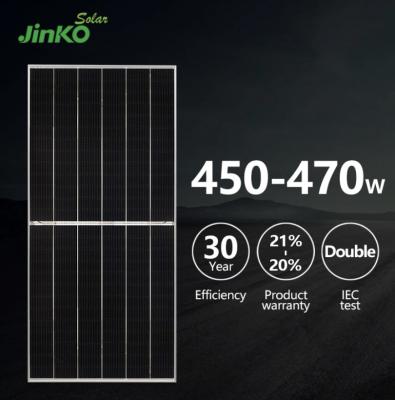 China 460W Half Cut Mono Solar Panel 445W 450W 460W 465W Jinko Mono Perc Panouri Photovoltaic Te koop