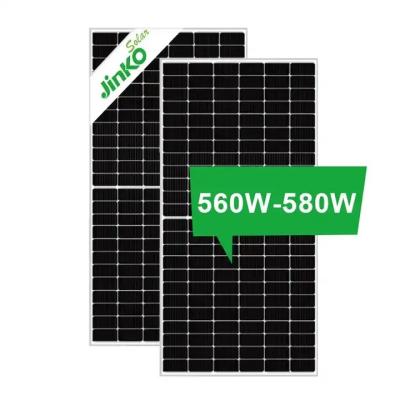 China Jinko Pv Module Bifacial Tiger Solar Panel  High Efficiency JKM575N-72HL4-BDV Monocrystalline for sale