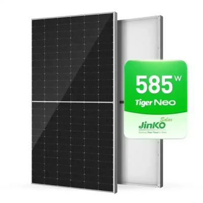 China N Type Mono Solar PV Module Power Panel JKM565-585N-72HL4-V 144 Half Cells For Home Te koop