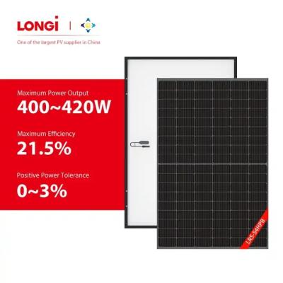 China Longi Photovoltaic Mono Solar Panel Module Lr5-54hpb Hi-Mo 5m All Black 400w 405w 410w 415w à venda