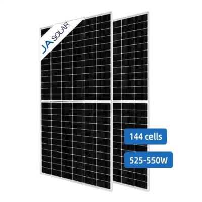 China JA Mono PV Module Solar Panel JAM72D30-540-565/GB 144 Cells 550W  545W for sale