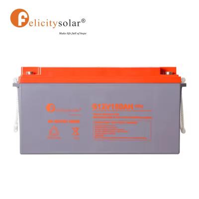 China felicity Deep Cycle Solar Power Gel Battery 12V 100Ah 200Ah 150Ah Lead Acid Agm Batteries Solaire China for sale