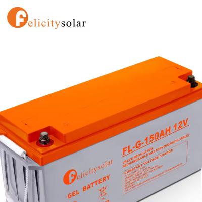 China Agm Gel Battery 12V 200Ah 150Ah 100Ah Solaire Batterie Solar Batteries for sale