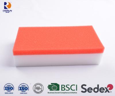 China Magic Sponge Melamine foam sponge with PU foam for sale