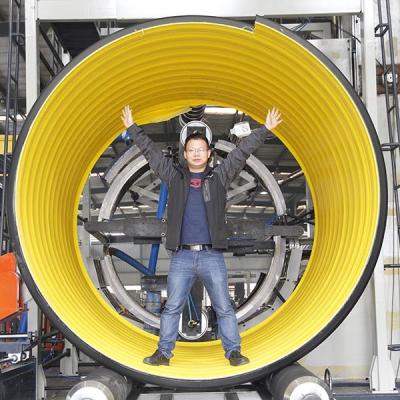 China ASTM F2435 acanalados instalan tubos la cadena de producción estándar de ISO de 3000m m CSA en venta