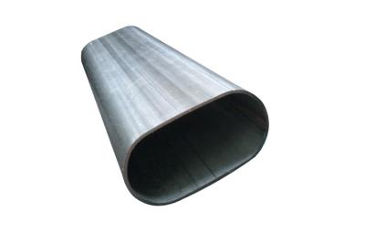 China Galvanized Welded Flat Oval Steel Tube 0.2mm-2.5mm S235J S355J for sale