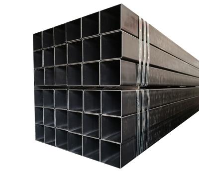 China OEM Structure Black Steel Pipes Oval Square Rectangular ERW Welded for sale