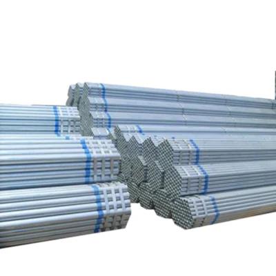 China Q345 Galvanized Welded Steel Pipe A36 SS400 S235JR Zinc Coating Pipe for sale