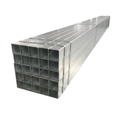 China MS ERW Galvanized Steel Square Tube Q235 Galvanised Square Hollow Section 0.5mm-30mm for sale