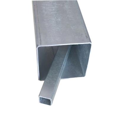 China Fluid Structural 20*20mm Galvanized Steel Square Tube Zinc Coated for sale