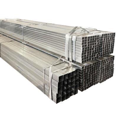 China Q345 Galvanized Steel Square Tube Structural Industrial SGS Low Carbon Steel Pipe for sale