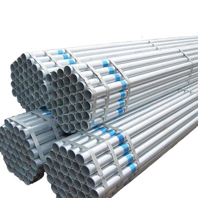 China CE ISO Galvanized Fence Pipe 0.3mm-2.3mm Beveled Threaded 1m-24m Long for sale