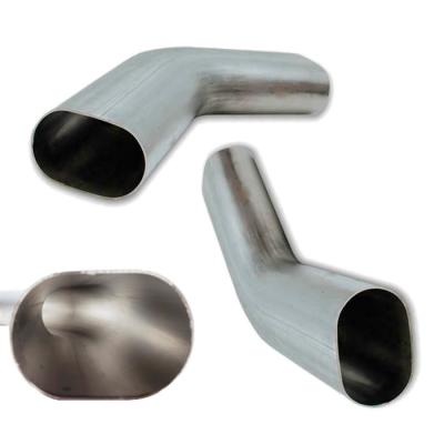 China Q345 Flat Oval Steel Tube 0.5mm-30mm Flat Sided Oval Tube Cold Rolled for sale