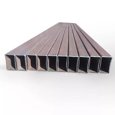 China Black Square Pipe Square Tube Carbon Steel Pipe Black Hollow Section Carbon Steel Q235 Square Metal Pipe for sale