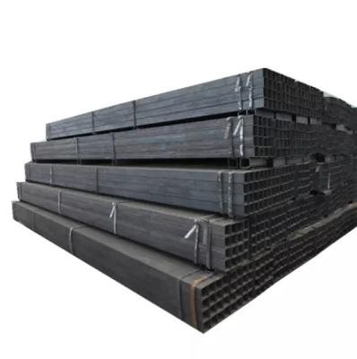 China Schwarzes Quadrat-Rohr ERW schweißte schwarzes Stahlrohr-heißes eingetauchtes galvanisiertes Kohlenstoffstahl-Rohr geschweißtes Rohr zu verkaufen