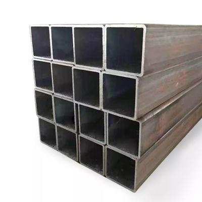 China MS ERW Black Square Steel Pipe 1.8mm-20mm 12m 6m 6.4m Long for sale