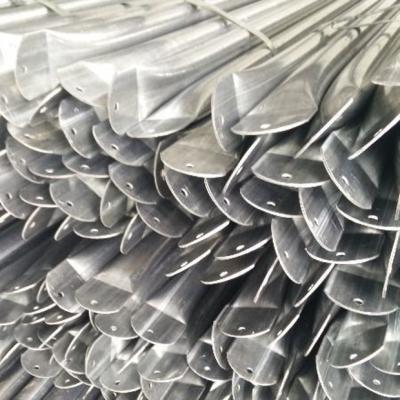 China 1.5mm-2.5mm Pipe Greenhouse Metal Frame Parts Galvanized Coated for sale