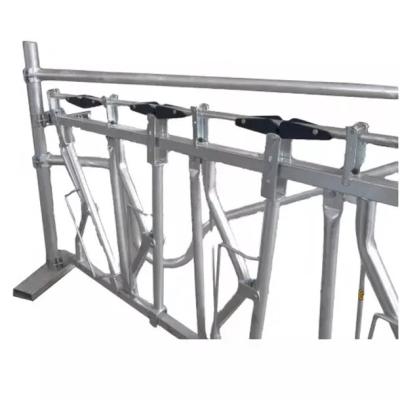 China Galvanized Custom Cattle Dairy Headlocks Farming Equipment cattle feeder for sale