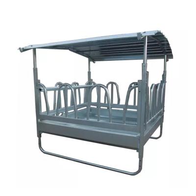 China Cattle Feeding Galvanized Livestock Fencing Hay Feeder Powder Coated for sale