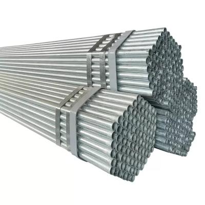 China ASTM A53 BS 1387 MS Pipe Hot Dip Galvanized Steel GI Pipe Pre Galvanized Steel Pipe for sale
