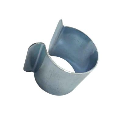 China Agriculture poly tunnel blueberry greenhouse accessories 20 25 32 48 60 arch hoop pipe film locking Omega metal clamp ro for sale