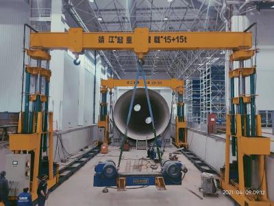 China Rail Mounted Raulic Gantry System 2 Ton 5 Ton 10 Ton 30 Ton for sale