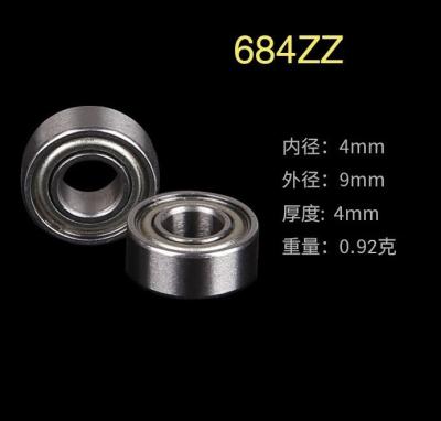 China Flanschlager Ceramic Mini Ball Bearing 684 ZZ For Window Roller for sale
