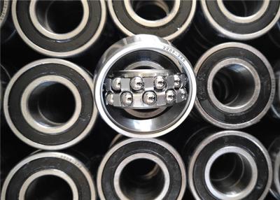 China 2205 2RS Steel Cage Double Row Self Aligning Ball Bearing 25x52x18mm for sale