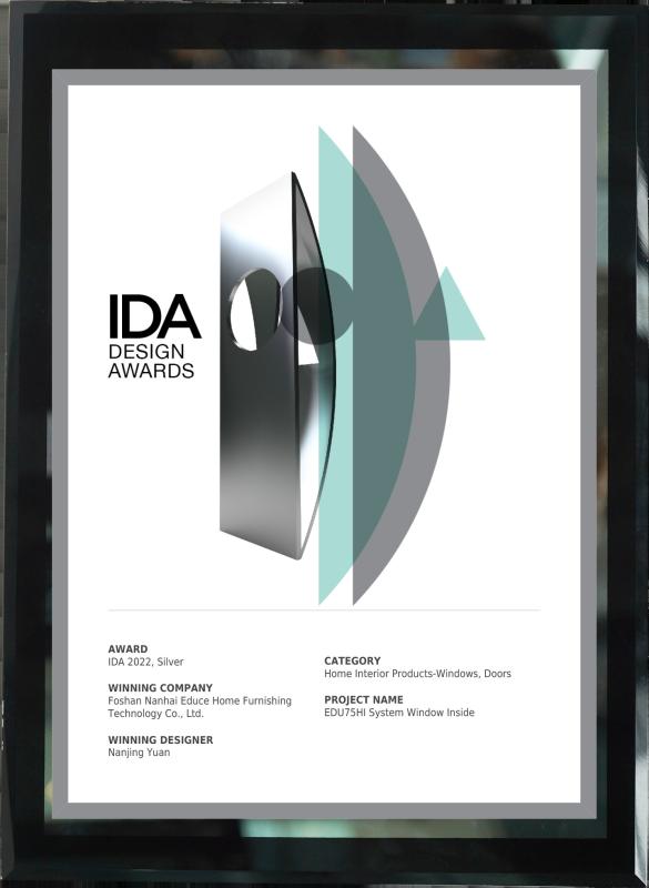 IDA DESIGNAWARDS - Foshan Nanhai EDUCE Home Furnishing Technology Co.，Ltd.