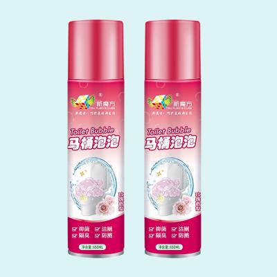 China Magic Bubble Bombs Quick Foaming Bathroom Toilet Cleaner Spray 450ml for sale