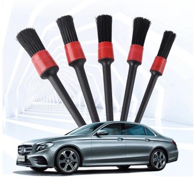 China Multipurpose  Car Clean Tools 5 Sizes Car Cleaning Brush Set for sale