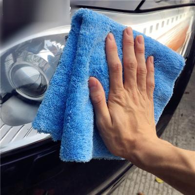 China Sustainable Car Clean Tools 600-800gsm Microfiber Car Polishing Cloth for sale