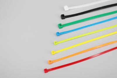 China 4.8*300mm DEMOELE cable ties famous black natural color full nylon self locking cable ties for sale