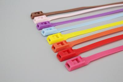 China 8*350mm colorful red orange pink purple blue color playground equipment cable ties for sale