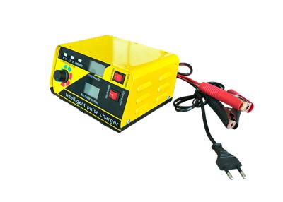 China HAS-L-618D Motor Battery Charger Led Display Yellow Color Lithium Battery Charger Smart Battery Maintainer for sale