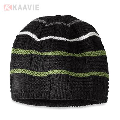 China Mixture Color Knit Beanie Hats 100% Acrylic for sale