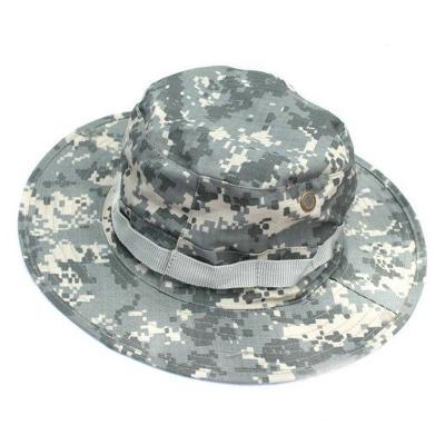 China Polyester Outdoor Fisherman Hat 56cm Camouflage Pantone Color for sale