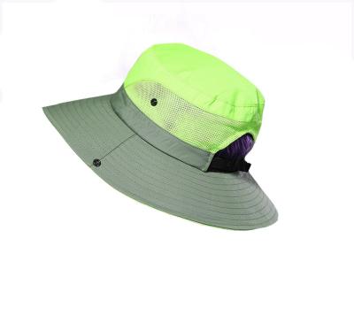 China Breathable Mesh Outdoor Fisherman Hat Lightweight 54cm For Kids for sale