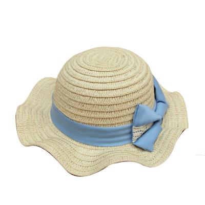 China Pantone Color Wide Brim Straw Hat Womens Beach Hats custom logo for sale