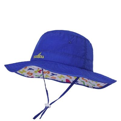 China Blue 58cm UV 30+ Safari Sun Protection Bucket Hat With Neck Flap for sale