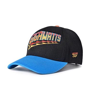 China 6 Panel Outdoor Flexfit Baseball Caps Curve Brim Polyester OEM for sale