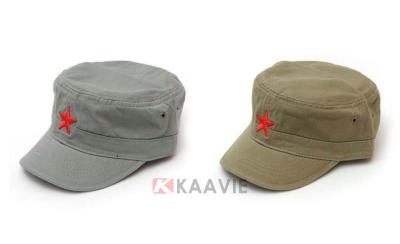 China Versatile Vintage Military Cap Adjustable Washed Distressed Baseball Caps for sale